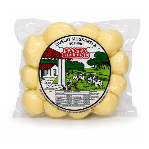 Queijo Mussarela Nozinho Artesanal Santa Heleine Dourados