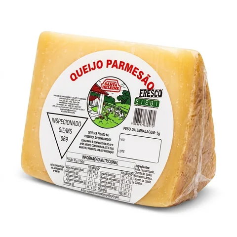 Queijo Parmesão Fresco em Peça Santa Heleine MS