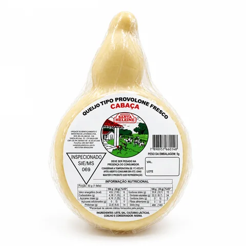 Queijo Tipo Provolone Fresco Formato Cabaça Santa Heleine