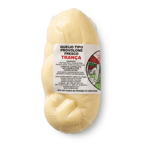 Queijo Provolone Trança Fresca Artesanal Santa Heleine Dourados