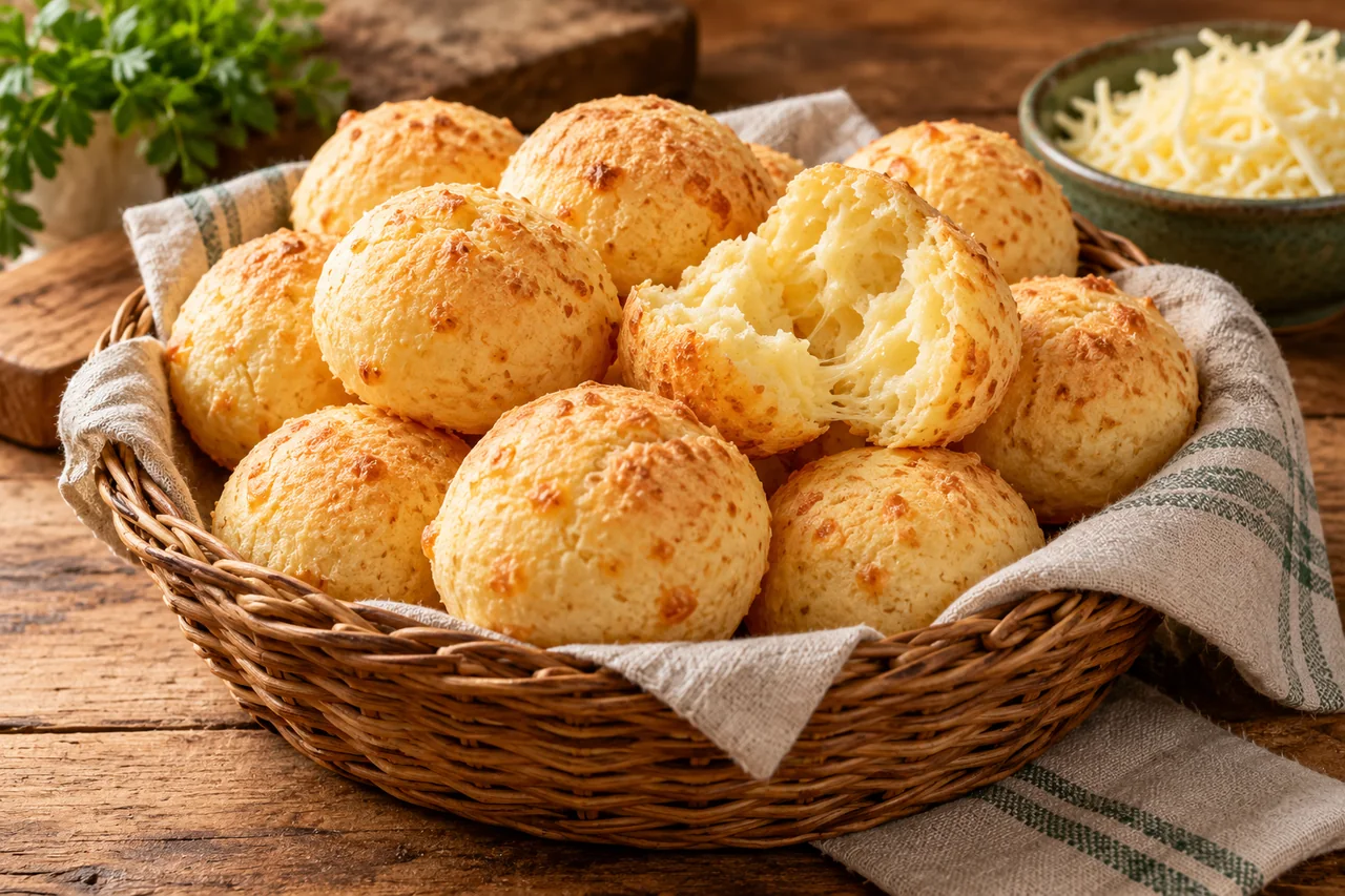 Pão de queijo com Minas Padrão